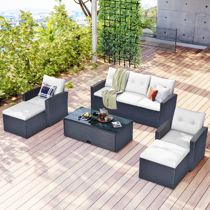 6-Piece All-Weather Wicker Set