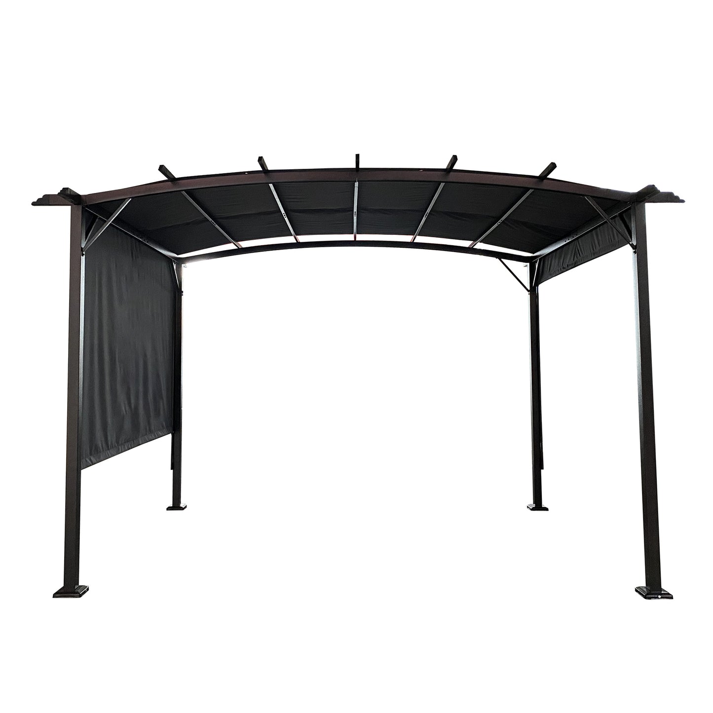 12 x 9 Ft Patio Gazebo, with Retractable