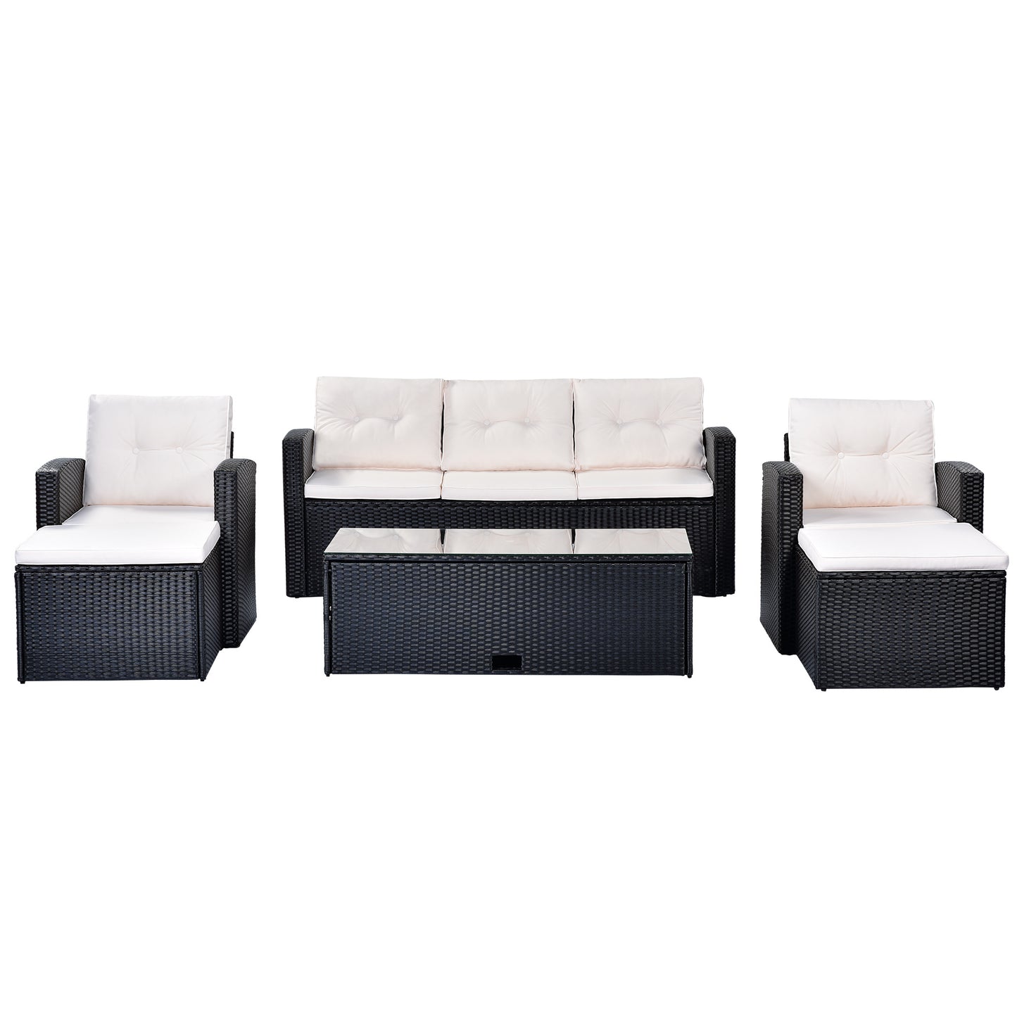 6-Piece All-Weather Wicker Set