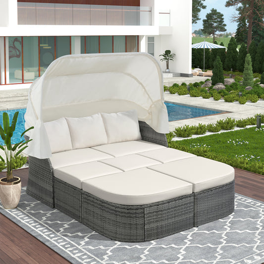 Daybed With Retractable Canopy