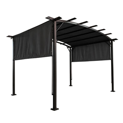 12 x 9 Ft Patio Gazebo, with Retractable