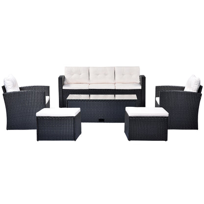 6-Piece All-Weather Wicker Set